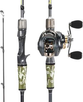 702dmkr Sougayilang Bd Fishing Rod Reel Combos Casting Combo 7ft0 Inch Med Rh