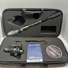 Sougayilang 704529933657 Fishing Rod Reel Combo With Telescopic Pole Spinning Carrier Bag