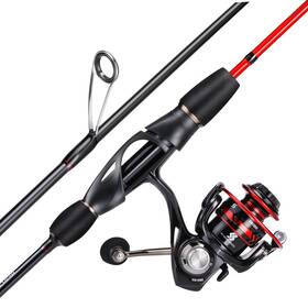 B09y2thqfb Sougayilang Fishing Rod And Reel Combo - Lightweight Red Spinning For
