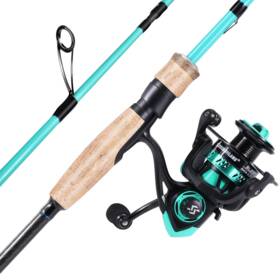 Sougayilang B0b9rl6pmv Fishing Rod And Reel Combo 2pc Pole Spinning For