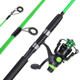 B0bd87v59k Sougayilang Catfish Fishing Rod And Reel Combo 2-piece Spinning Durable