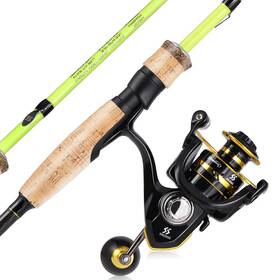 B0bgbpkbc9 Sougayilang Fishing Rod And Reel Combo Stainless Steel Guides Pole