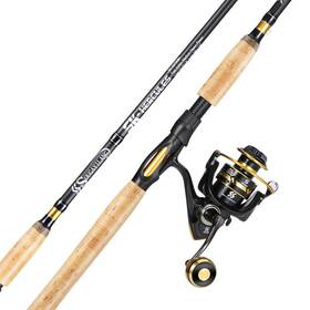 Sougayilang B0btlzkwmh 7 Fishing Rod And Reel Spinning Combo 2 Piece Size 4000