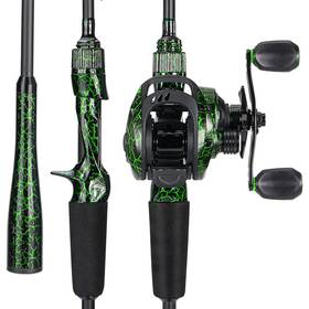 Sougayilang B0cjt8bs41 Fishing Rod Combos Im6 Graphite 2pc Blanks Anti-reverse