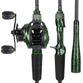 Sougayilang B0cjtkjlzp Fishing Rod Combos Im6 Graphite 2pc Blanks Anti-reverse