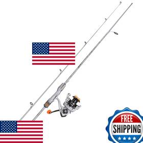 B0ckhk47y4 Sougayilang Spinning And Casting Rod Combo 6ft6 Inch M Fast 2-piece 2 Reels