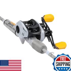 Sougayilang B0ckhkp779 Spinning Casting Fishing Rod Combos Graphite 2pc Blanks
