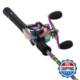 Sougayilang B0d8tjprfv Fishing Rod And Reel Combo Baitcasting Im7 Graphite Blank