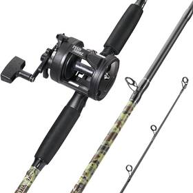 Sougayilang B0f248bny4 Fishing Rod Combo Conventional Reel Medium Heavy For Catfish Salmon