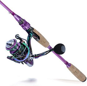Sougayilang Fishing Rod Reel Combo Carbon Fiber Protable Casting Spinning And &