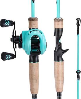 Hyc-jsy-2.1qb-gefyghr Sougayilang Fishing Rod And Reel Combo 2-piece M/mh Pole With Baitcasti
