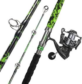 Sougayilang Hyc-tcnygzb21-xy50 7 Catfish Rod And Reel Combo Mh Spinning Setup