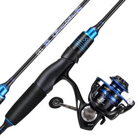 Zb-gdmk1.8m-pxn1000-blue Sougayilang Ultralight Fishing Rod Reel Combos Portable 2-piece 6ft Blue