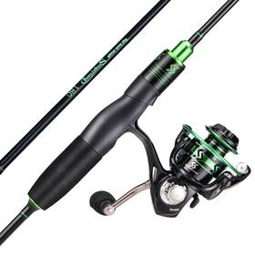 Zb-gdmk1.8m-pxn1000-green Sougayilang Ultralight Fishing Rod Reel Combos Portable 2-piece Spinning Fish