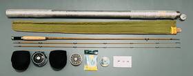 1495 South Bend Model 29 Vintage Bamboo Fly Rod With Pflueger Medalist Reel Outfit