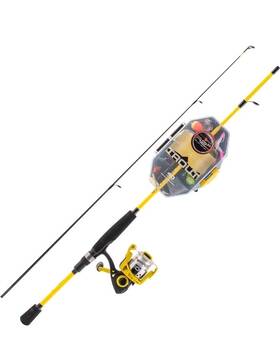 5704-0045 South Bend Ready 2 Fish Trout 5ft Ultra Light Spinning Fishing Reel Ppole Combo With Lure Kit