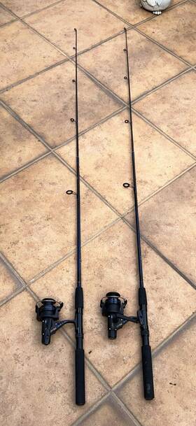 Mr-334b South Bend 2 Mirage 6 Spinning Rods With 431 Reels