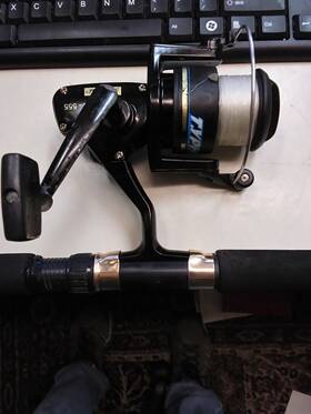 Tcr-556 South Bend Fishing Rod And Reel Combo Tc-555 Pole 7ft 2-pc Med