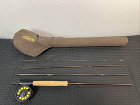 St. Croix Pkt804 St. Fly Rod Pro Graphite 8ft. 4 Wt. With 55 Reel And Case
