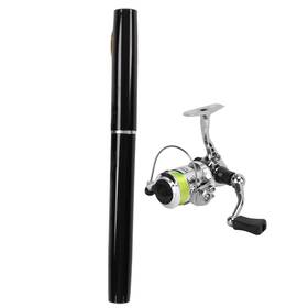 Suniconhtga90dk4n-11 Sunicon Mini Portable Pocket Fish Rod Pen 7.9in Aluminum Alloy Telescopic Fishing Ro