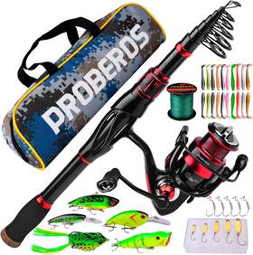 Sunlure 445031795755 Fishing Rod Reel Combo Poles And Reels Combos Carbon Fiber Telescopic