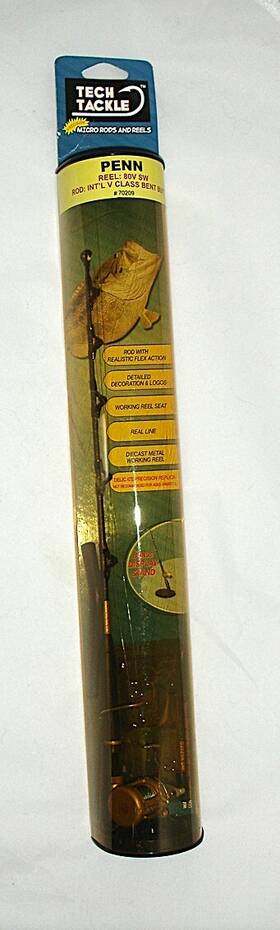 70208 Tech Tackle Penn 80v Sw Rod Intftl V Class Bent Butt Toy Sized