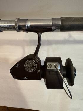 779.31718 Ted Williams Vintage Sears And Roebuck Model 460 Spinning Fishing Reel Rod