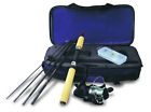 Telescopic Fishing Reel Pole Collapsible Rod Kit Travel Lake Camping Spinning 746321285091