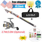 Btg1525881042139yg Telescopic Fishing Rod Reel Set With 100m Line Lures Hooks And Carrier Bag N6a0