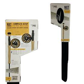 Temple Fork Outfitters 086994086930 Tfo Nxt Series Fly Rod Combo 5/6 Line 9ft 4-piece F Green