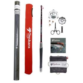 Tenkara Usa 759675493494 Fly Fishing Complete Set Satoki Rod Starter Kit Carbon Fiber Lightwe