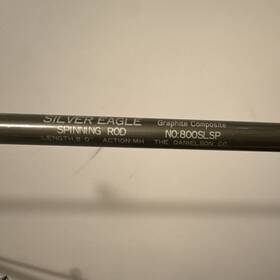 800slsp The Danielson Co. Silver Eagle 8 Ft Graphite Mh Spinning Rod And Reel Combo