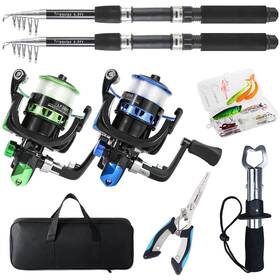24xtlf30 Tripquips Fishing Rod 2pcs Telescopic And Reel Combo With Pliers A