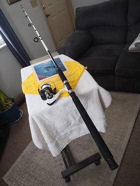 Tssp5000 Tsunami Spinning Fishing Rod Spear 8ftmed 12-20lb And Reel