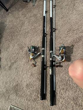 Tsspe50-ss802m Tsunami 2 Pack Backordered Spinning Reel And Rod 12-20lb Mono Med
