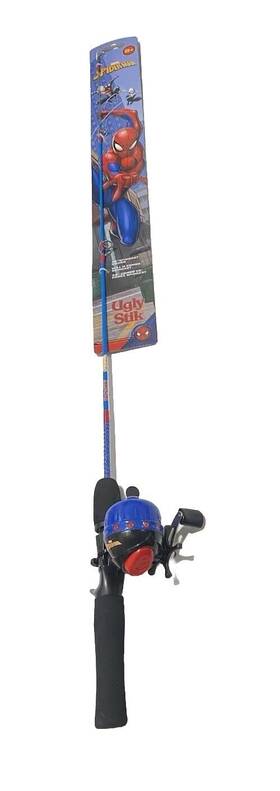1522008 Ugly Stik 043388468116 Marvel Spider-man Fishing Combo Usprdmankitsc