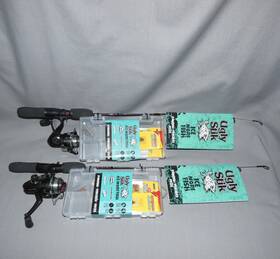 1537664 Ugly Stik 043388471222 Lot Of 2 New Ice More Fish Fishing Kits #1537664