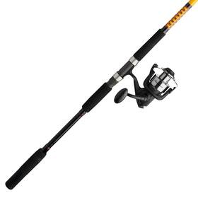 B096l9ny6v Ugly Stik Bigwater Spinning Reel And Fishing Rod Combo - Black/red/yellow