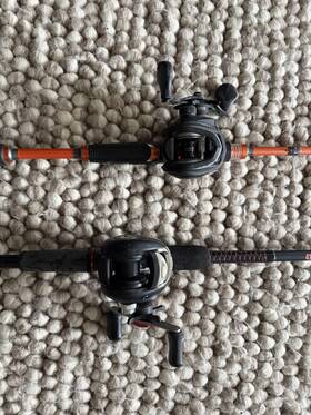 Bsskmg701 Ugly Stik Gx2 Custom Baitcast Combo 6ft9 Inch Medium Light Moderate Fast Black Orange