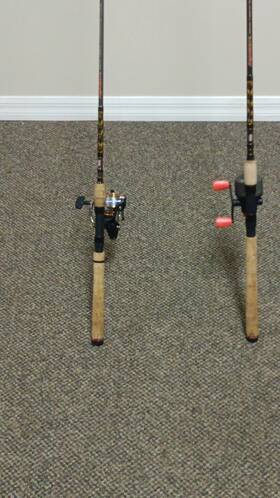 Sc10 Ugly Stik Ridella And Spincast Spinning Combos Cork Rod Reel Black Red Gold