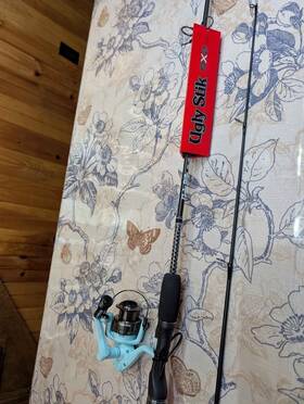 Ugly Stik Usgxldlesp602m/30cbo Gx2 Le Spinning Rod And Reel Combo - 2 Pieces