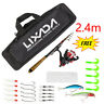 Uqr9345751993159eb Lixada Telescopic Fishing Rod Spinning Reel Combo With 602105546966