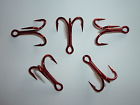 9626tr Vmc Tin Treble Oshaughnessy Red - 9626 4x 1 Size Hooks 100 Bulk