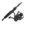 Vrsp30-702m Pure Fishing Virtual Spinning Reel And Rod Combo Green Medium