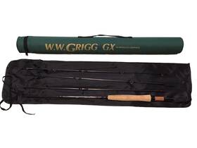664-4 W.w. Grigg Gx 664 Himodulus Graphite 4pc 6/6 4wt Fly Rod Inch Mint Lot S27