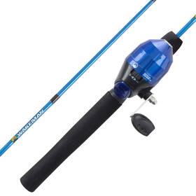 Wakeman 194189271143 Fishing Rod And Reel - 4ft 2 Inch Fiberglass Pole Spincast 8-piece Tackl
