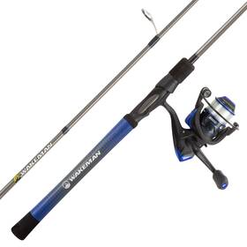 Wakeman 194189271242 Fishing Rod And Reel Combo - Carbon Pole With Pre-spooled Spinning G