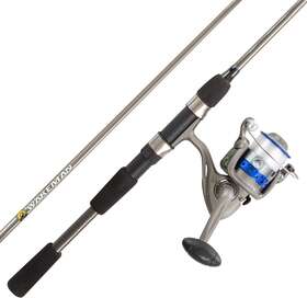 Wakeman 689550265475 Fishing Rod And Reel Combo 6.6-feet Fiberglass Pole Spinning 10lb Line