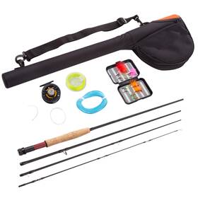 769823vkn Wakeman Fly Fishing Combo Starter Set Fiberglass Rod Aluminum Reel With Travel Bag