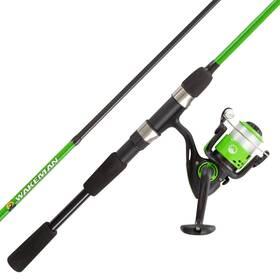 80-fsh2011 Wakeman Fishing Rod And Reel Combo - 6ft 2-piece Breakline Series Spin Green